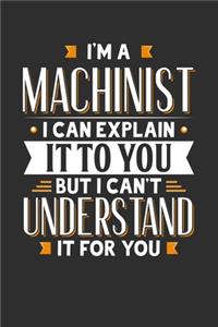 I'm A Machinist I can explain it to you but I can't understand it for you