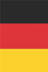 Germany Travel Journal - Germany Flag Notebook - German Flag Book