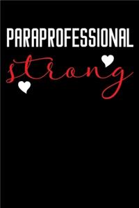 PARAPROFESSIONAL strong