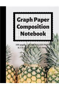 Graph Paper Composition Notebook