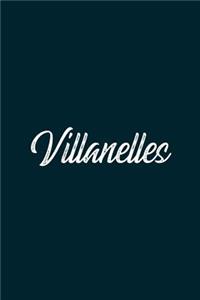 Poetic Form (Villanelles) Notebook