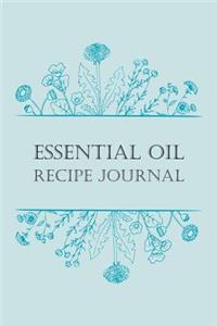 Essential oil recipe journal