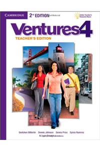 Ventures Level 4 Teacher's Edition with Assessment Audio CD/CD-ROM