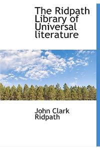 The Ridpath Library of Universal Literature