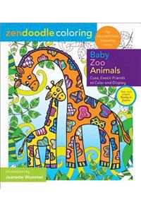 Zendoodle Coloring: Baby Animal Zoo