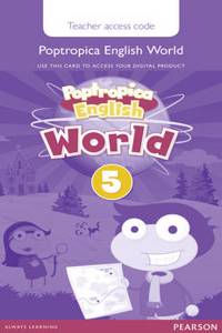 Poptropica English American Edition 5 Teacher's Edition Online World Access Card