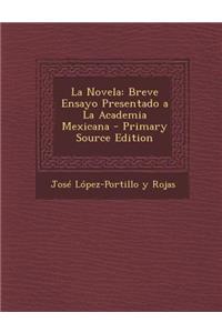 La Novela: Breve Ensayo Presentado a la Academia Mexicana - Primary Source Edition
