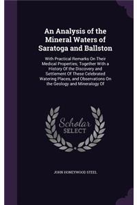 Analysis of the Mineral Waters of Saratoga and Ballston