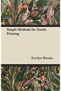 Simple Methods for Textile Printing