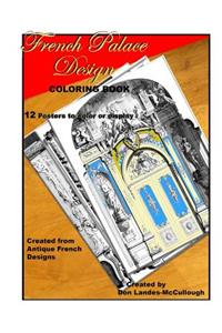 French Palace Design Coloring book