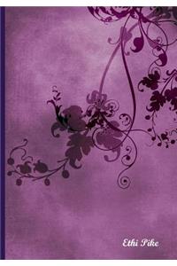 Ethi Pike - Purple Design Notebook / Extended Lines / Soft Matte Cover
