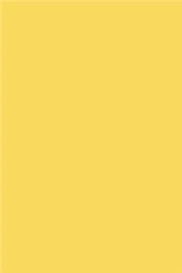 Jonquil Color Journal Simple Plain All Jonquil Yellow