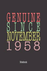 Genuine Since November 1958