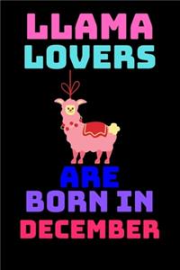 llama lovers are born in December