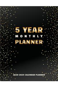 5 Year Monthly Planner 2020-2024