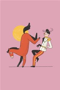 Einhorn Kick Reiterin Pferde Kalender 2036