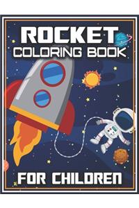 Rocket Coloring Book for Children