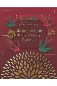 2020-2022 Clarissa's Good Fortune Daily Weekly Planner: A Personalized Lucky Three Year Planner With Motivational Quotes