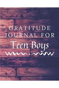 Gratitude Journal For Teen Boys