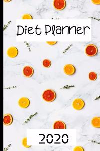 Diet Planner 2020: Diet planner to help you keep on track in 2020.Lined 120 pages