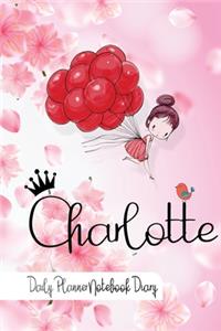 Charlotte Daily Planner Notebook Diary