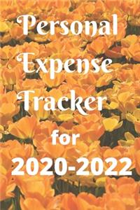 Personal Expense Tracker for 2020-2022