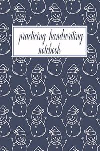 Practicing Handwriting Notebook