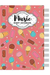 Music Sheet Notebook