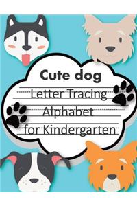 Trace Letters alphabet for kindergarten child's writing muscles