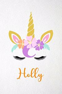 Holly A5 Lined Notebook 110 Pages