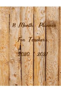 18 Month Planner For Teachers 2020 - 2021