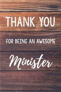 Thank You For Being An Awesome Minister