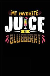 My Favorite Juice Is Blueberry