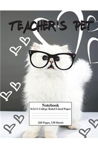 White Kitty Teacher's Pet