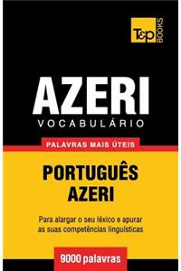 Vocabulário Português-Azeri - 9000 palavras mais úteis