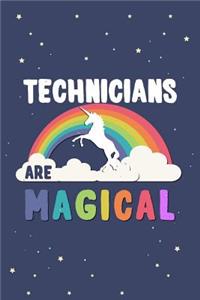 Technicians Are Magical Journal Notebook