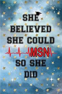 She Believed She Could So She Did Msn