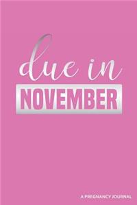 Due in November a Pregnancy Journal