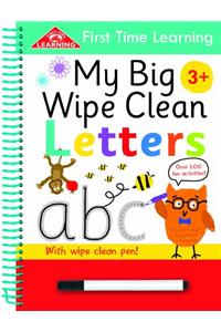 First Time Learning Wipe Clean-Letters