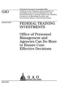 Federal training investments