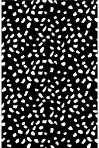 Journal Notebook Abstract Watercolor Dabs White and Black