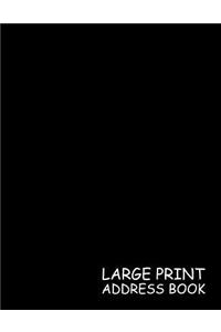 Large Print Address Book