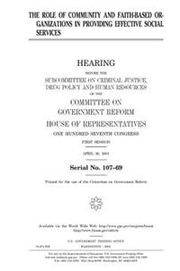 The role of community and faith-based organizations in providing effective social services