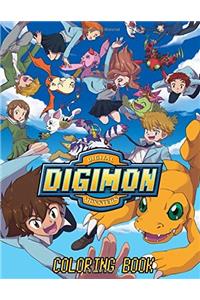 Digimon Coloring Book: Coloring Book for Kids and Adults with Fun, Easy, and Relaxing Coloring Pages