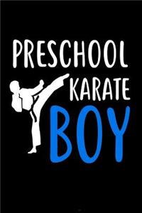 Preschool Karate Boy