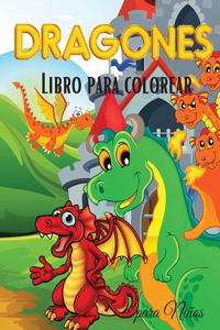 Dragones Libro para Colorear para Niños