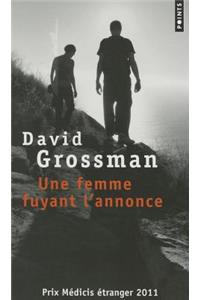 Une femme fuyant l'annonce