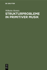 Strukturprobleme in Primitiver Musik