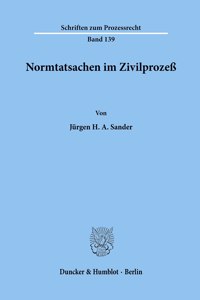 Normtatsachen Im Zivilprozess