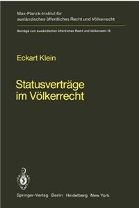 Statusvertrage im Volkerrecht